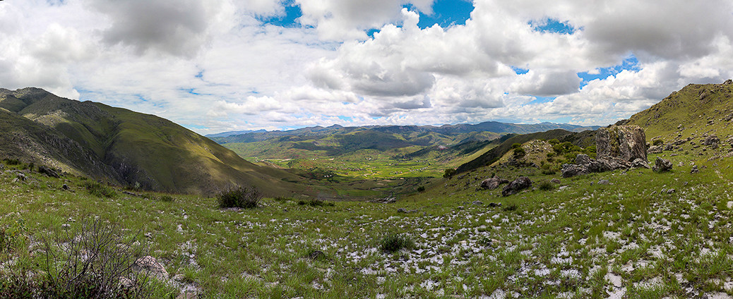 Location of study sites at Ibity mountain, Madagascar, with different